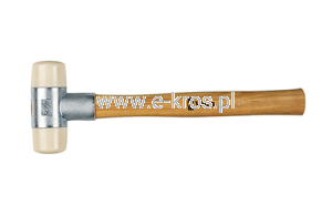 Młotek z tworzywa 6x340mm twardy pobijania Wera