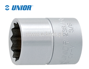 Nasadka 3/8" 17mm 12-kątna Unior