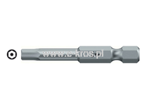 Końcówka imbusowa  4.0x 89mm z otwor. uchwyt 1/4''