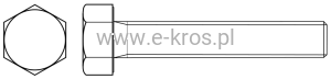 Śruba maszynowa 10x 40 CZ 8.8 op. 100 szt.