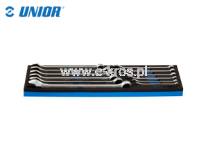 Zestaw kluczy płasko-oczko. długie 12el. Unior