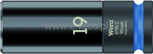 Klucz nasadowy 1/4'' 19x85x30mm Wheel Impaktor Wera