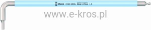 Klucz imbusowy z kulką  1.5x90mm Multicolour Wera