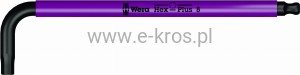 Klucz imbusowy z kulką  8.0x195mm Multicolour HF Wera 