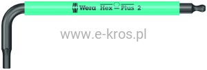 Klucz imbusowy z kulką  2.0x56mm Multicolour SPKS Wera  