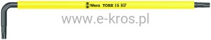 Klucz trzpieniowy TORX  15x123mm Multicolour SXL HF Wera 