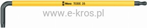Klucz trzpieniowy TORX  25x104mm Multicolour SL Wera