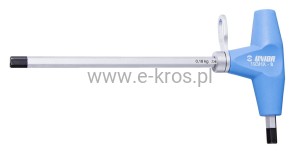 Klucz imbus z uchwytem ''T''  5x188mm  z uchwytem do montowania zabezpieczenia Unior