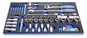 Zestaw kluczy nasadowych 1/2" 57 szt. Unior