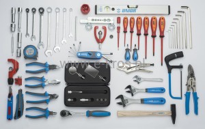 Zestaw narzędzi do klimatyzacji 46el. Unior