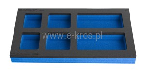 Wkładka SOS do wąskiej szafki narzędziowej 374x205x40mm Unior