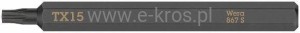 Końcówka TX15 x 70mm 867 S Wera