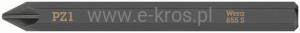 Końcówka PZ1 x 70mm 855 S Wera
