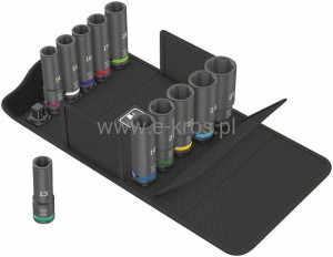 Zestaw końcówek nasadowych 1/2" 8790 C Impaktor Deep 11el. Wera