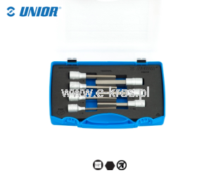 Zestaw nasadek 1/2" z imbus  6-kątne 7 szt. Unior