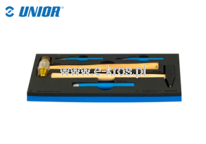 Zestaw młotków i przecinaków wkładka 5szt. Unior