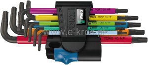 Klucze TORX T8-40 9szt. z przytrzymywaniem Wera
