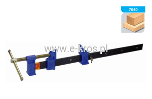 Ścisk stolarski 750mm / 40x10mm