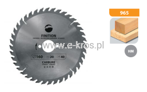 Piła tarczowa widiowa 190x30x40Z