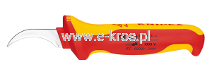 NÓŻ DO ŚCIĄGANIA IZOLACJI DŁUG. OSTRZA 50MM 180MM