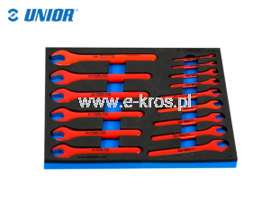 Zestaw kluczy płaskich VDE 15szt. 6-24mm Unior