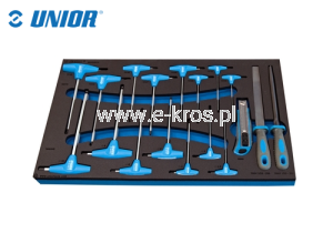 Zestaw wkrętaków T na wkładce Unior