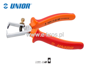 Szczypce do ściągania izolacji 160mm VDE Unior