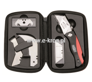 Nóż składany uniwersalny 160mm w zestawie Bessey