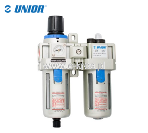 Zestaw przygotowania powietrza 3/8" 220mm Unior