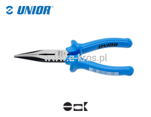 Szczypce tnące półokr. 170mm chwyt czarne Unior