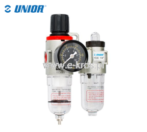 Zestaw przygotowania powietrza 1/4" 155mm Unior