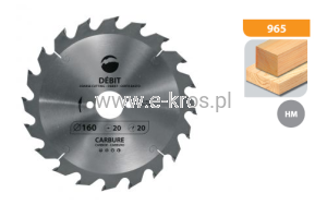 Piła tarczowa widiowa 210x30x20Z