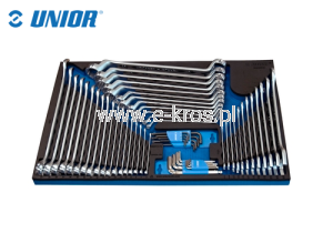 Zestaw kluczy na wkładce 60szt. Unior