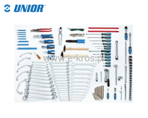 Zestaw narzędzi 147szt. Unior