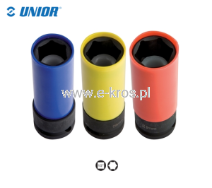Nasadka udarowa 1/2" do felg 19mm długa Unior