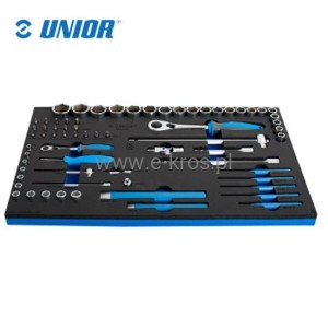 Zestaw kluczy nasadowych wkładka 67szt. Unior