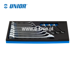 Zestaw kluczy płasko-oczko.wkładka 8-24mm Unior