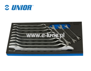 Zestaw kluczy płaskich wkładka 6-32mm 12szt. Unior