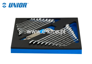 Zestaw kluczy płasko-oczko dł + imbus 27szt. Unior