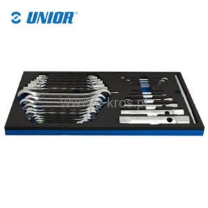 Zestaw kluczy na wkładce 28szt. Unior