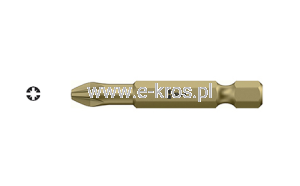 Końcówka PZ2/ 50mm TORSION TH Wera