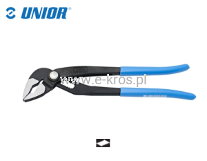 Szczypce nastawne 240mm czarne Unior