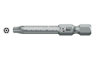 Końcówka TX10/ 70mm z otworem TORX Z BO Wera