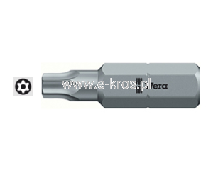 Końcówka TX 7/ 25mm z otworem TORX Z BO Wera