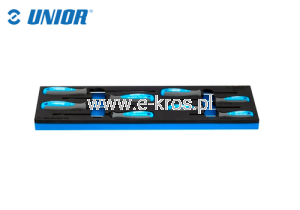 Zestaw wkrętaków na wkładce TBI 8szt. Unior