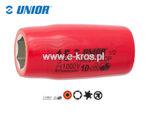 Nasadka 1/2" 19mm  6-kątna VDE Unior