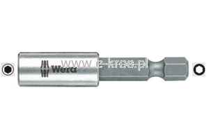 Uchwyt uniwersalny z magnes. 1/4''x 75mm Inox Wera