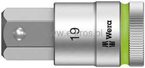 Nasadka imbusowa 1/2" 19x 60mm z pierścieniem Wera