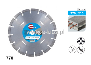 Tarcza diamentowa beton zbr.115x22,23 Wys.10