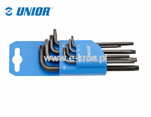Zestaw kluczy TORX z otworem TR9-40 8szt. Unior